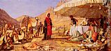 Famous Mount Paintings - A Frank Encampment In The Desert Of Mount Sinai